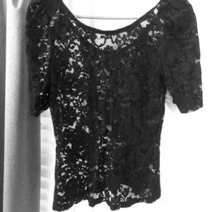 White House Black Market Peplum Top